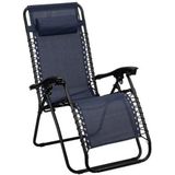 Abbey Camp Tuinstoel - Chaise Longue IV - Donkerblauw