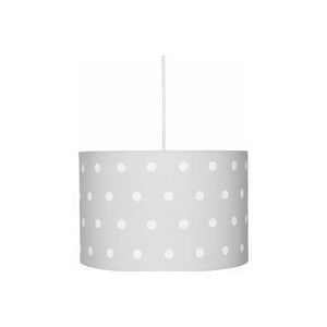 LIVONE Hängelampe Happy Style for Kids DOTS silbergrau/weiss