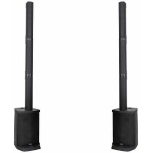 McGrey E-208LA Aktiv Line Array Säulenanlage Stereo Set Lautsprecher (Bluetooth, 100 W, PA-Anlage mit 8x 2,5" Breitbandlautsprecher)