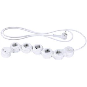 SilverCrest Silvercrest Steckdosenleiste wendige Steckdose inkl.USB weiß Verlänger Steckdosenleiste