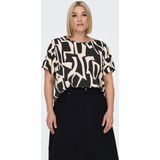 ONLY CARMAKOMA Shirtbluse CARVICA SS TOP WVN NOOS