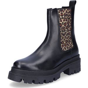 Tamaris Tamaris Damen Chelsea Boot schwarz Leo Chelseaboots