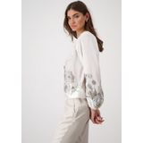 Monari Schlupfbluse mit Blumendruck