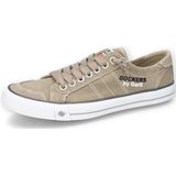 Dockers by Gerli Slip-On Sneaker, Freizeitschuh, Retro Sneaker, Fake Schnürung, in cooler Jeansoptik