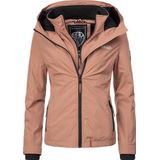 Marikoo Outdoorjacke Erdbeere sportliche Funktionsjacke mit Kapuze