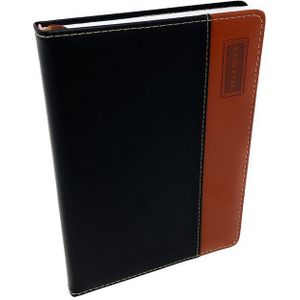 AMLI Buchkalender Buchkalender 2025 A5 1 Tag 1 Seite (Schwarz), Hochwertiger Hardcover, Softtouch Terminplaner, Kalender Buch 2025