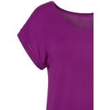 Vivance Kurzarmshirt mit Gummizug im Bund aus weichem Viskose-Stretch
