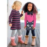 KIDSWORLD Langarmshirt für kleine Mädchen (2-tlg., 2er-Pack) Langarm, lässige Passform