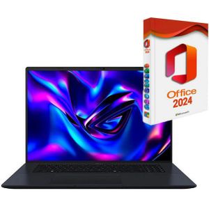 Asus VivoBook 18X, 18" WUXGA, Windows 11 Pro inkl. MS Office 2024 Pro Business-Notebook (45,7 cm/17.3 Zoll, AMD Ryzen 7 260H, Radeon, 500 GB SSD, Windows 11 Pro 64Bit + MS Office 2024, Beleuchtete Tastatur)