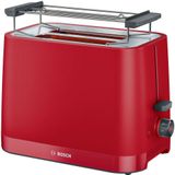 BOSCH Toaster MyMoment TAT3M124, 2 Schlitze, für 2 Scheiben, 950 W, entnehmbarer Brötchenaufsatz, Auftaufunktion, Brotzentrierung, AutoOff