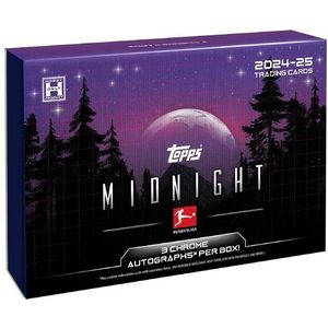 Topps Sammelkarte Topps 2024-25 Bundesliga Midnight Hobby Display