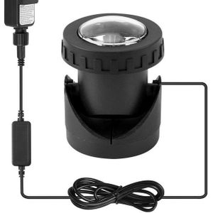 Rosnek LED Gartenstrahler 7 Farben, wasserdicht, Timer, für Aquarium Schwimmbad Teich, gelb,rot,cyan,blau,grün,magenta,rot+grün+blau, Springbrunnen Deko