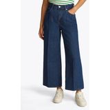 Tommy Hilfiger Weite Jeans WIDE LEG HW LOU mit Logo-Badge, mit Nieten, mit Bügelfalten