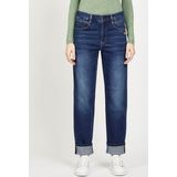 GANG Straight-Jeans 94SOLEY exklusives Design ohne Turn-up am Beinabschluss