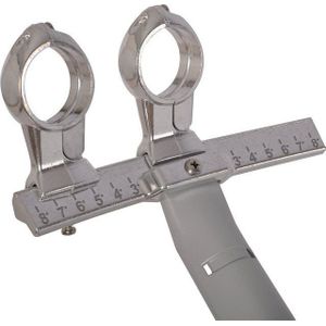 DUR-line 75 Select Aluminium-Druckguss Multifeedhalter 2-fach Universal-Single-LNB