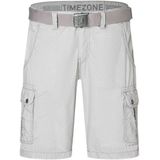 TIMEZONE Cargoshorts Fein Cargo mit elegantem Muster und Gürtel Regular MaguireTZ Short