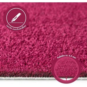 Andiamo Teppichboden Ines, Kräuselvelours, Made in Netherlands, rechteckig, Höhe: 8,5 mm, Uni Farben, Breite 400 cm, strapazierfähig & pflegeleicht