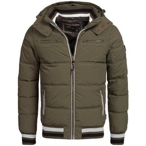 Indicode Winterjacke Marlon mit sportlichem Rippstrickbündchen