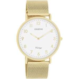 OOZOO Quarzuhr C20342, Armbanduhr, Damenuhr, Herrenuhr, Edelstahlarmband, analog