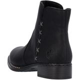 Rieker Stiefelette, Reißverschluss-Stiefelette, Ankelboots mit Blockabsatz