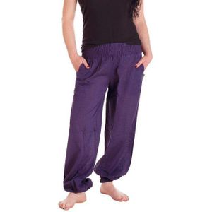 Vishes Haremshose Lange Sommerhose Schlupfhose Einheitsgröße Hippie, Baggyhose, Yogahose