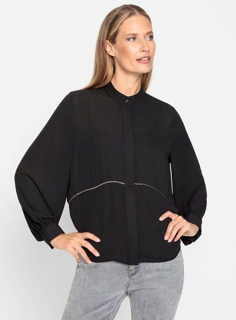 heine Klassische Bluse Langarmbluse