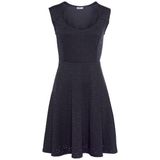 Beachtime Sommerkleid mit Lochstickerei, elegantes Jerseykleid, Strandkleid