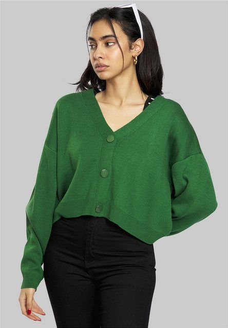 freshlions Strickjacke Aylen mit kurzem Schnitt
