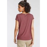 Laura Scott Shirtbluse aus Satin und Jersey