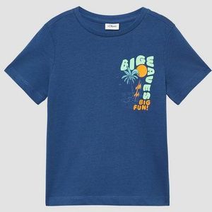 s.Oliver Kurzarmshirt Jersey-T-Shirt mit Frontprint