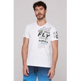 CAMP DAVID V-Shirt aus Baumwolle