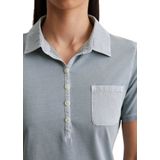 Marc O'Polo Poloshirt mit Material-Mix-Details