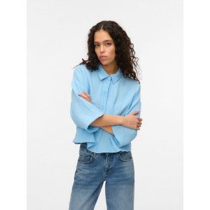 Vero Moda Hemdbluse VMNATALI CROP SHIRT WVN NOOS