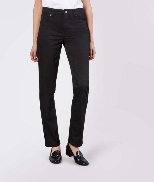 MAC Stretch-Jeans Melanie Gerade geschnitten
