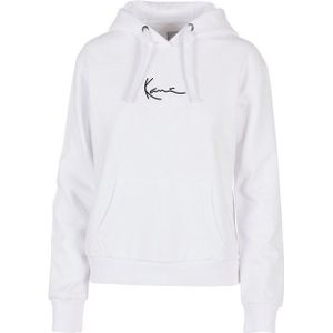 Karl Kani Longsleeve Karl Kani Unisex KKWQ32004WHT SMALL SIGNATURE HOODY WHT (1-tlg)