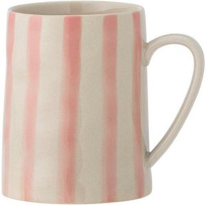 Bloomingville Tasse Bloomingville Begonia Becher, Rose, 440 ml, Steingut