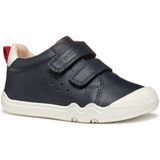 Geox B STEPPIEUP BOY Sneaker, Barfußschuh, Babyschuh, Klettschuh mit Lederinnenausstattung