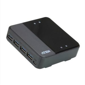 Aten US434 USB 3.0-Peripheriegeräte-Switch mit 4Ports Computer-Adapter