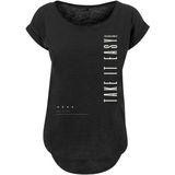 F4NT4STIC T-Shirt PLUS SIZE T-SHIRT Take It Easy Print
