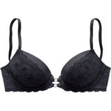 LASCANA Push-up-BH mit sexy Bänderoptik vorn, Dessous