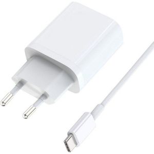 LA CUTE 30W USB-C Ladegerät 2m Kabel Schnellladeadapter Samsung Xiaomi IPhone Schnelllade-Gerät (Schnellladegerät-Set für USB-C Geräte., 1x 30W USB-C Adapter, 1x 2 Meter USB-C Kabel., PD3.0 Schnellladung, kompatibel mit vielen Geräten, sicherer Schutz)