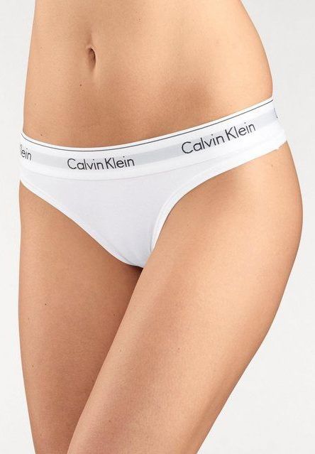 Calvin Klein Underwear String MODERN COTTON mit breitem Bündchen