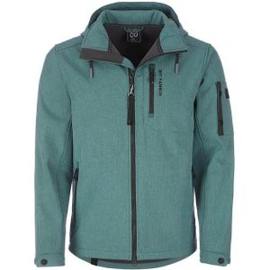 Dry Fashion Softshelljacke Herren Jacke Wangerooge mit Fleece-Innenfutter und abnehmbarer Kapuze