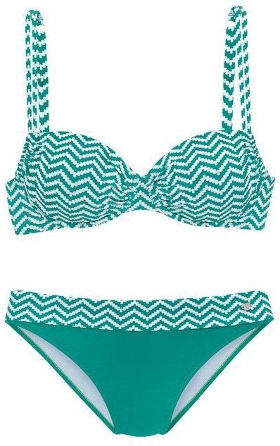 JETTE Bügel-Bikini im trendigen Zick-Zack-Design