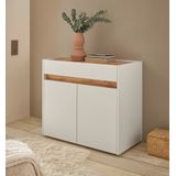 INOSIGN Kommode GIRON/ CiTY, Schrank in Wotan Eiche, Sideboard im modernen Design, in zwei Farben erhältlich, 2 Türen, 1 Schubkasten, 80 cm breit