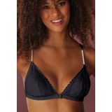 LASCANA Bralette ohne Bügel mit extravaganten Perlen-Trägern, sexy Dessous
