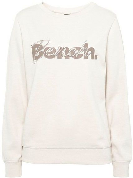 Bench. Loungewear Sweatshirt mit Logodruck und Stickerei, Loungeanzug