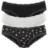 Vivance Brasilslip (3er-Pack) aus elastischer Baumwolle