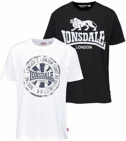 Lonsdale T-Shirt DILDAWN (Packung, 2-tlg., 2er-Pack) Doppelpack