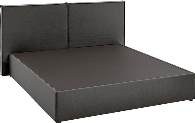ATLANTIC home collection Boxbett NIKITA, bodentiefes Bett, wahlweise mit Matratze und Topper